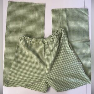 GINGHAM PATTERN PANTS
